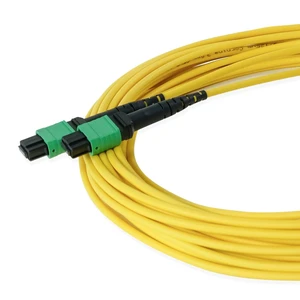 TRUE CABLE MTP/MPO Elite APC OS2 Singlemode Fiber Cable, 5m (16.40ft), 12F Unpinned FemaleFemale, Type B Polarity, 9/125m, Plenum Rated (OFNP), UL Listed, QSFP+/QSFP28, 40/100/400G, Yellow, 1pc TRUE CABLE MTP/MPO Elite APC OS2 Singlemode Fiber Cable, 5m (16.40ft), 12F Unpinned FemaleFemale, Type B Polarity, 9/125m, Plenum Rated (OFNP), UL Listed, QSFP+/QSFP28, 40/100/400G, Yellow, 1pc
