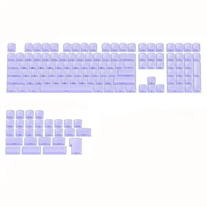 GTSP 136 Keys Purple Keycaps Side Printed OEM Profile for Gaming Keyboard GTSP 136 Keys Purple Keycaps Side Printed OEM Profile for Gaming Keyboard