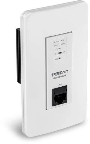 TRENDnet AX1800 Dual Band WiFi 6 PoE in-Wall Access Point,TEW-W960DAP TRENDnet AX1800 Dual Band WiFi 6 PoE in-Wall Access Point,TEW-W960DAP