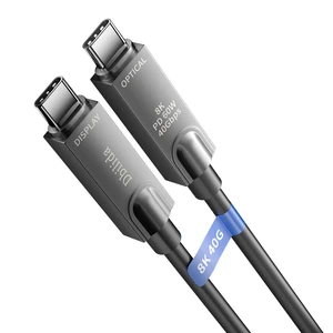 8K Fiber Optic USB C Cable 75FT, 10Gbps USB 3.2 Gen 2 Cable 8K@60Hz, 4K@144Hz, USB 3.1 Gen 2 Cable for Microsoft Azure/Logitech Brio 4K Webcam USB C Cable/Aver/Vaddio Webcam, Intel 8K Fiber Optic USB C Cable 75FT, 10Gbps USB 3.2 Gen 2 Cable 8K@60Hz, 4K@144Hz, USB 3.1 Gen 2 Cable for Microsoft Azure/Logitech Brio 4K Webcam USB C Cable/Aver/Vaddio Webcam, Intel