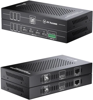 AV Access HDMI KVM Extender 50m/164ft, 4K@60Hz 4:4:4, 1080P@240Hz 2K@144Hz AV Access HDMI KVM Extender 50m/164ft, 4K@60Hz 4:4:4, 1080P@240Hz 2K@144Hz