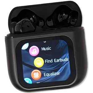 CC Premium Earbuds, Wireless Earbuds. 5.4 Bluetooth, 1.9" Smart Touch Screen Control, Mini Apps, 6+ Hours Usage Time 150+ Standby Time, 9D Panoramic Sound Immersive Audio, Charging Case (Black) CC Premium Earbuds, Wireless Earbuds. 5.4 Bluetooth, 1.9" Smart Touch Screen Control, Mini Apps, 6+ Hours Usage Time 150+ Standby Time, 9D Panoramic Sound Immersive Audio, Charging Case (Black)