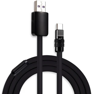 chubbycable 120W USB A to C Charging Cable, Matte Buckle Black, 4.9FT chubbycable 120W USB A to C Charging Cable, Matte Buckle Black, 4.9FT