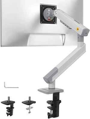 NB SmooVex Single Monitor Arm for Monitors 17'' to 32 inch, Mechanical Spring Mount Load up to 9 kg, VESA 75/100 mm Monitor-Mount A5 (White) NB SmooVex Single Monitor Arm for Monitors 17'' to 32 inch, Mechanical Spring Mount Load up to 9 kg, VESA 75/100 mm Monitor-Mount A5 (White)