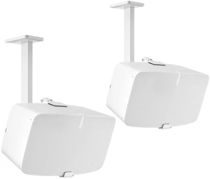 Yibracki Pair of Heavy Duty Speaker Wall Mounts for Sonos 5 Mount & Sonos Play 5 Mount - Tilt & Swivel Adjustable Speaker Mounts for Sonos Play 5 Gen 2 Wall Mounting Bracket, White Yibracki Pair of Heavy Duty Speaker Wall Mounts for Sonos 5 Mount & Sonos Play 5 Mount - Tilt & Swivel Adjustable Speaker Mounts for Sonos Play 5 Gen 2 Wall Mounting Bracket, White