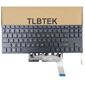 TLBTEK Backlight Keyboard Replacement Compatible with HP Omen 15-EN 15-EK 15Z-EN 15T-EK 16-B 16-C 16-N 16-K 16-WD 16-WF 16-U 15-EK0019NR 15-EN 15-EN0010CA 15-EN0013DX 15-EN0023DX Series Laptop TLBTEK Backlight Keyboard Replacement Compatible with HP Omen 15-EN 15-EK 15Z-EN 15T-EK 16-B 16-C 16-N 16-K 16-WD 16-WF 16-U 15-EK0019NR 15-EN 15-EN0010CA 15-EN0013DX 15-EN0023DX Series Laptop