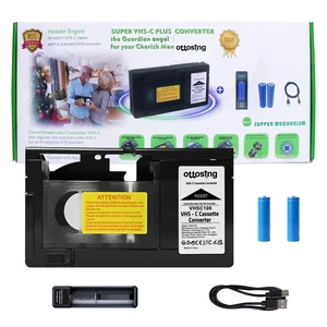 2026 Upgraded VHSC Tape Video Cassette Adapter, VHS-C to VHS Cassette Adapter ,Camcorder Tape Converter for VCR Video Player, , Incompatible with Hi8,8mm,MiniDV 2026 Upgraded VHSC Tape Video Cassette Adapter, VHS-C to VHS Cassette Adapter ,Camcorder Tape Converter for VCR Video Player, , Incompatible with Hi8,8mm,MiniDV
