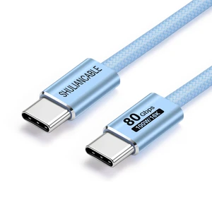 SHULIANCABLE USB C Cable, USB 4 Data Cable,80Gbps Data Sync(3.3FT/1M) SHULIANCABLE USB C Cable, USB 4 Data Cable,80Gbps Data Sync(3.3FT/1M)
