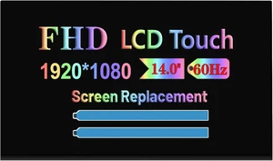 14.0" On-Cell Touch Screen Replacement for Dell PN JTPF4 DP/N 0JTPF4 N140HCN-G53 LCD LED Laptop Computer Display Panel (FHD 1920 * 1080 40 Pins 60HZ) 14.0" On-Cell Touch Screen Replacement for Dell PN JTPF4 DP/N 0JTPF4 N140HCN-G53 LCD LED Laptop Computer Display Panel (FHD 1920 * 1080 40 Pins 60HZ)