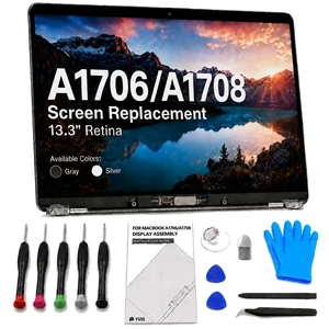 A1706/A1708 Screen Replacement for MacBook Pro 13.3" 2016/2017 Display-Gray A1706/A1708 Screen Replacement for MacBook Pro 13.3" 2016/2017 Display-Gray