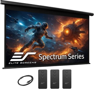 Elite Screens Spectrum 105-Inch 16:9 Electric Motorized Projector Screen w/Swift-RC1 Remote, 4K/8K Ultra HD Ready, Home Theater & Gaming, ELECTRIC105H2 Elite Screens Spectrum 105-Inch 16:9 Electric Motorized Projector Screen w/Swift-RC1 Remote, 4K/8K Ultra HD Ready, Home Theater & Gaming, ELECTRIC105H2