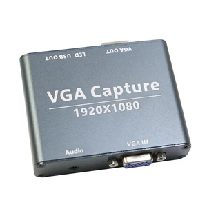 VGA to USB 3.0 Capture Card 1080P with VGA Loop Out UVC UAC Free Driver VGA to USB 3.0 Capture Card 1080P with VGA Loop Out UVC UAC Free Driver