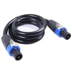 HBU 25 Feet Pack of 1 Speakon Cable - True 4 Conductor Speakon to Speakon Cables - Pro 4 Pole PA DJ Studio, Stage, Gig, Gala Audio Patch Wire (4 Conductors, 25 Ft) HBU 25 Feet Pack of 1 Speakon Cable - True 4 Conductor Speakon to Speakon Cables - Pro 4 Pole PA DJ Studio, Stage, Gig, Gala Audio Patch Wire (4 Conductors, 25 Ft)
