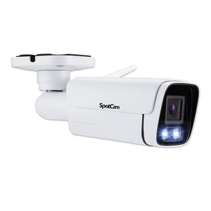 SpotCam BCW1 2K Cloud AI Spotlight WiFi Business Bullet IP Camera, Indoor/Outdoor, Two Way Audio, Night Vision, Human Detection, IP66, Support SD Card, Free 24 Hour Cloud Recording, Made in Taiwan SpotCam BCW1 2K Cloud AI Spotlight WiFi Business Bullet IP Camera, Indoor/Outdoor, Two Way Audio, Night Vision, Human Detection, IP66, Support SD Card, Free 24 Hour Cloud Recording, Made in Taiwan