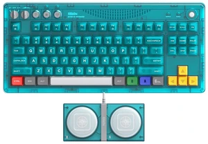 8Bitdo 87 Keys Retro Mechanical Keyboard for PC and Android - Clear Blue 8Bitdo 87 Keys Retro Mechanical Keyboard for PC and Android - Clear Blue