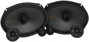 KICKER 51KSS369 KS-Series 6x9 Woofer, 2.75" Midrange and 1" Tweeter, 3-Way Component System, 4-Ohm, Pair KICKER 51KSS369 KS-Series 6x9 Woofer, 2.75" Midrange and 1" Tweeter, 3-Way Component System, 4-Ohm, Pair