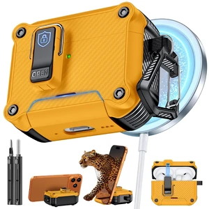 Inesore for AirPods Pro 3 Case with Secure Lock (Yellow) Inesore for AirPods Pro 3 Case with Secure Lock (Yellow)