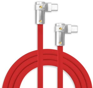 chubbycable 240W Charging Cable 2x90 USB C to C Cable, Red, 6.6FT chubbycable 240W Charging Cable 2x90 USB C to C Cable, Red, 6.6FT