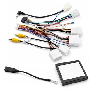 16PIN Car Stereo Wiring Harness Adapter for Toyota Corolla RAV4 Camry 4Runner Prado CHR Hilux Tundra Highlander 2014-2018 with Canbus Support JBL,Backup Camera,Steering Wheel Control 16PIN Car Stereo Wiring Harness Adapter for Toyota Corolla RAV4 Camry 4Runner Prado CHR Hilux Tundra Highlander 2014-2018 with Canbus Support JBL,Backup Camera,Steering Wheel Control