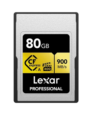 Lexar Gold Series Professional CFexpress Type-A Memory - 160GB, 2-Pack Card Lexar Gold Series Professional CFexpress Type-A Memory - 160GB, 2-Pack Card