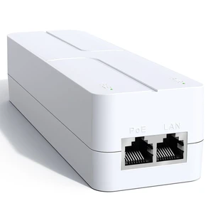 2.5Gb PoE++ Injector 60W,VunLink Single Port Multi-Gig Power Over Ethernet Adapter, IEEE 802.3af/at/bt, 10/100/1000/2500Mbps for WiFi 6 Access Point, PTZ Camera, Plug & Play, Up to 100m 2.5Gb PoE++ Injector 60W,VunLink Single Port Multi-Gig Power Over Ethernet Adapter, IEEE 802.3af/at/bt, 10/100/1000/2500Mbps for WiFi 6 Access Point, PTZ Camera, Plug & Play, Up to 100m