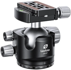 Leofoto - LH-47 Ball Head with QP-70N Quick Release Plate - Rock Solid, Professional Ball Head - Load Capacity: 22 kg - LH-47 Leofoto - LH-47 Ball Head with QP-70N Quick Release Plate - Rock Solid, Professional Ball Head - Load Capacity: 22 kg - LH-47