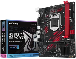 MACHINIST LGA 1150 Gaming Motherboard, H81 Micro ATX Intel 4th Gen for Desktop PC Support i3 i5 i7/Xeon E3 V3 Processor, Dual-Channel DDR3 Max 16GB, NVME M.2, SATA 3.0, PCIe X16, H81M-PRO S1 MACHINIST LGA 1150 Gaming Motherboard, H81 Micro ATX Intel 4th Gen for Desktop PC Support i3 i5 i7/Xeon E3 V3 Processor, Dual-Channel DDR3 Max 16GB, NVME M.2, SATA 3.0, PCIe X16, H81M-PRO S1
