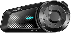 Fodsports No Intercom FX-S C Motorcycle Bluetooth Headset V5.4, Upgraded Heavy Bass 40mm Speaker, IP65 Waterproof, Hands-Free Music/Call, Type-C Fast Charging, Universal Helmet Fit (Black) Fodsports No Intercom FX-S C Motorcycle Bluetooth Headset V5.4, Upgraded Heavy Bass 40mm Speaker, IP65 Waterproof, Hands-Free Music/Call, Type-C Fast Charging, Universal Helmet Fit (Black)