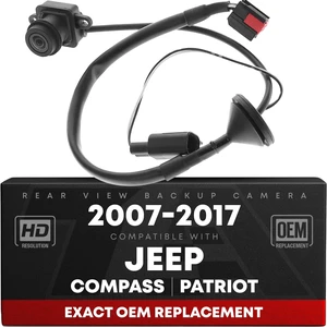 T1A Rear View Backup Camera Compatible with 07-17 Jeep Patriot & Compass T1A Rear View Backup Camera Compatible with 07-17 Jeep Patriot & Compass