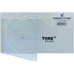 CheckOutStore (50) Slimline Single 1-Disc CD Jewel Cases (White) CheckOutStore (50) Slimline Single 1-Disc CD Jewel Cases (White)