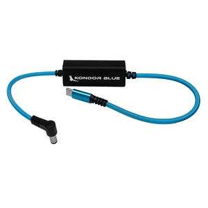 KONDOR BLUE ^^ 16 Inch DC to USB-C PD Power Cable, Right Angle 2.1mm and 2.5mm ^^ 14V to 17V DC Input, 5V to 20V Power Delivery, Up to 100W Fast Charge, Reinforced Braided ^^ Blue KONDOR BLUE ^^ 16 Inch DC to USB-C PD Power Cable, Right Angle 2.1mm and 2.5mm ^^ 14V to 17V DC Input, 5V to 20V Power Delivery, Up to 100W Fast Charge, Reinforced Braided ^^ Blue