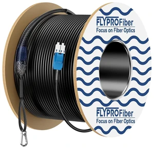 FLYPROFiber- Outdoor Single Mode LC to LC Fiber Patch Cable 400M/1312ft FLYPROFiber- Outdoor Single Mode LC to LC Fiber Patch Cable 400M/1312ft