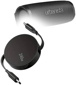 BoxWave Cable Compatible with Urbanista Nashville - PD miniSync (240W), Retractable PD 240W Portable USB Type-C Cable - Jet Black BoxWave Cable Compatible with Urbanista Nashville - PD miniSync (240W), Retractable PD 240W Portable USB Type-C Cable - Jet Black