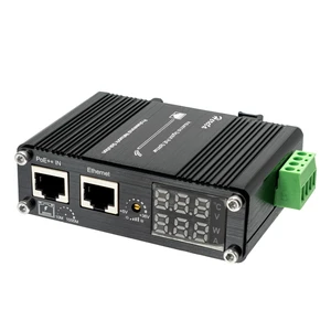 Industrial Gigabit Smart PoE++ Splitter 10/100/1000Mbps IEEE802.3af/at/bt with LED Display and Adjustable Output Voltage 5~36VDC 70W for Non-PoE Devices (Smart PoE Splitter 95W) Industrial Gigabit Smart PoE++ Splitter 10/100/1000Mbps IEEE802.3af/at/bt with LED Display and Adjustable Output Voltage 5~36VDC 70W for Non-PoE Devices (Smart PoE Splitter 95W)