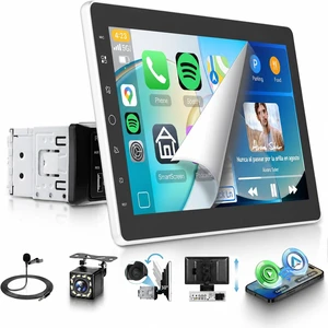 VECHTEL 2026 Upgrade 10.1 IPS Rotatable Car Stereo Single Din Touchscreen VECHTEL 2026 Upgrade 10.1 IPS Rotatable Car Stereo Single Din Touchscreen