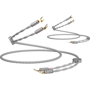 Preffair 15AWG Speaker Wires with 24K Gold Plated Y Spades OCC Silver Plated 4x1.5mm Conductors Braided PTFE Insulation Cables for Subwoofer, Loudspeaker, AMP, DAC-1 Pair (X463SY1542, 2.5M/8FT) Preffair 15AWG Speaker Wires with 24K Gold Plated Y Spades OCC Silver Plated 4x1.5mm Conductors Braided PTFE Insulation Cables for Subwoofer, Loudspeaker, AMP, DAC-1 Pair (X463SY1542, 2.5M/8FT)