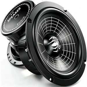 6.5 Inch Speakers, 800W 4 Ohm 6.5 In Speaker Car Audio Aluminum Cone Woofer 6.5 Inch Speakers, 800W 4 Ohm 6.5 In Speaker Car Audio Aluminum Cone Woofer