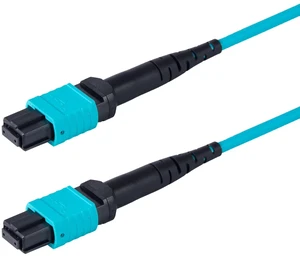 SpeedyFiberTX 1-Pack 3 Meter 12 Fiber Low Loss Non-Pinned MPO to MPO Fiber Trunk Cable, Type-B, OM3 Corning ClearCurve, Fire Retardant Plenum Cable Jacket ^^ MTP Compatible SpeedyFiberTX 1-Pack 3 Meter 12 Fiber Low Loss Non-Pinned MPO to MPO Fiber Trunk Cable, Type-B, OM3 Corning ClearCurve, Fire Retardant Plenum Cable Jacket ^^ MTP Compatible