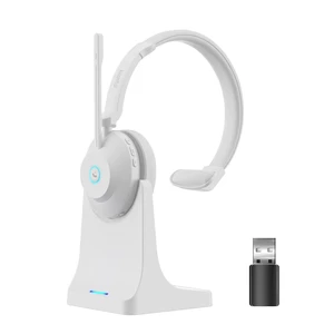 AxiomEar Bluetooth Wireless Headset with Mic for Work, Advanced Noise Reduction Microphone, Clear Calls - Comfortable On-Ear Headphones, Bluetooth 5.3, Applicable to Laptop, PC, Zoom, Office(Wh AxiomEar Bluetooth Wireless Headset with Mic for Work, Advanced Noise Reduction Microphone, Clear Calls - Comfortable On-Ear Headphones, Bluetooth 5.3, Applicable to Laptop, PC, Zoom, Office(Wh