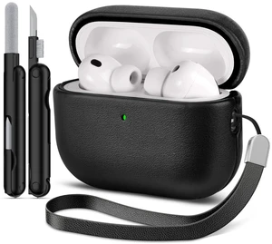 Ensfomte for AirPod Pro 3 Case, Geniune Leather Case, Compatible with AirPods Pro 3rd Generation Case (2025), AirPods Pro 3 case Leather Protective Cover with Lanyard & Cleaner Kit Ensfomte for AirPod Pro 3 Case, Geniune Leather Case, Compatible with AirPods Pro 3rd Generation Case (2025), AirPods Pro 3 case Leather Protective Cover with Lanyard & Cleaner Kit