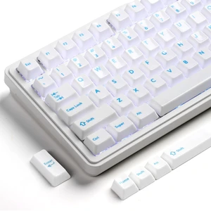 XVX Genuine Ceramic Keycaps,120 Keys Eternity Blue Cherry Profile Keycaps for MX Magnetic Switches Gaming Office Keyboard XVX Genuine Ceramic Keycaps,120 Keys Eternity Blue Cherry Profile Keycaps for MX Magnetic Switches Gaming Office Keyboard