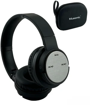 YUSONIC BS660 Bluetooth Headphones, 40mm Deep Bass Over Ear Wireless Headset with Bluetooth 5.3, Invisible Touch Control, 400Mha Battery, Foldable Comfort Earpads with Portable Carry Case for T YUSONIC BS660 Bluetooth Headphones, 40mm Deep Bass Over Ear Wireless Headset with Bluetooth 5.3, Invisible Touch Control, 400Mha Battery, Foldable Comfort Earpads with Portable Carry Case for T