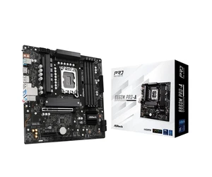 ASRock B860M Pro A DDR5 8666 MHz 256GB M.2 LGA1851 B860 Micro ATX Motherboard Intel Core Ultra BIOS Flashback SATA3 6.0 Gb/s PCIe 5.0 ASRock B860M Pro A DDR5 8666 MHz 256GB M.2 LGA1851 B860 Micro ATX Motherboard Intel Core Ultra BIOS Flashback SATA3 6.0 Gb/s PCIe 5.0