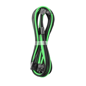 CableMod RT-Series Pro ModMesh Sleeved 12V-2x6 12VHPWR 90 StealthSense PCI-e Cable for ASUS/Seasonic/Phanteks - Variant A (Black + Light Green, 16-pin to Dual 8-pin, 60cm) CableMod RT-Series Pro ModMesh Sleeved 12V-2x6 12VHPWR 90 StealthSense PCI-e Cable for ASUS/Seasonic/Phanteks - Variant A (Black + Light Green, 16-pin to Dual 8-pin, 60cm)