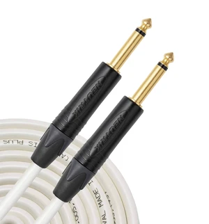 Analysis Plus White Oval Instrument Cable with ST-ST (10 Feet) Analysis Plus White Oval Instrument Cable with ST-ST (10 Feet)