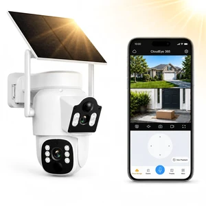 Camcamp 2K Dual Lens Solar Security Camera Wireless Outdoor Camcamp 2K Dual Lens Solar Security Camera Wireless Outdoor