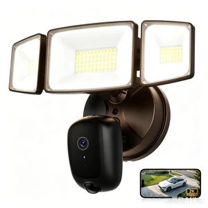Onforu Hardwired Floodlight Camera Outdoor, 5500LM 2K HD Security Camera with Lights, Color Night Vision, Custom Motion Zones, 2-Way Audio, Built-in Siren, 2.4GHz WiFi, Compatible with Alexa, Brown Onforu Hardwired Floodlight Camera Outdoor, 5500LM 2K HD Security Camera with Lights, Color Night Vision, Custom Motion Zones, 2-Way Audio, Built-in Siren, 2.4GHz WiFi, Compatible with Alexa, Brown