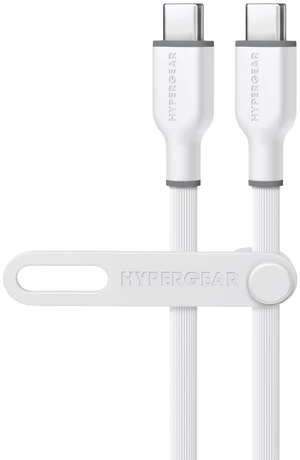 HyperGear USB C to USB C Cable 6ft - 60W White USBC to USBC Cable Fast Charging Cord Data Transfer Cables, CType Fast Charger Cord, High Speed Type-C Charging Cords for iPhone, Android, Laptops & More HyperGear USB C to USB C Cable 6ft - 60W White USBC to USBC Cable Fast Charging Cord Data Transfer Cables, CType Fast Charger Cord, High Speed Type-C Charging Cords for iPhone, Android, Laptops & More
