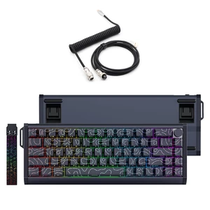 Glacier Skyloong GK68HEAT Aluminum Case, Triple Mode Connection, Detachable USB-C, Side Print Keycaps, Hot Swappable Mechanical and Magnetic Keyboard (Contour Line/Black, Premium Aviator Cable) Glacier Skyloong GK68HEAT Aluminum Case, Triple Mode Connection, Detachable USB-C, Side Print Keycaps, Hot Swappable Mechanical and Magnetic Keyboard (Contour Line/Black, Premium Aviator Cable)