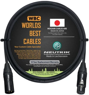 Custom Made - RCA & XLR Cables- Mogami 2549 Audio Interconnect Cable & Amphenol ACPL RCA & Neutrik Male/Female XLR Gold Plugs Custom Made - RCA & XLR Cables- Mogami 2549 Audio Interconnect Cable & Amphenol ACPL RCA & Neutrik Male/Female XLR Gold Plugs